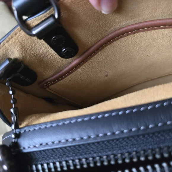 Coach Rogue 20 Black And Pewter HDW - Picture 10 of 16